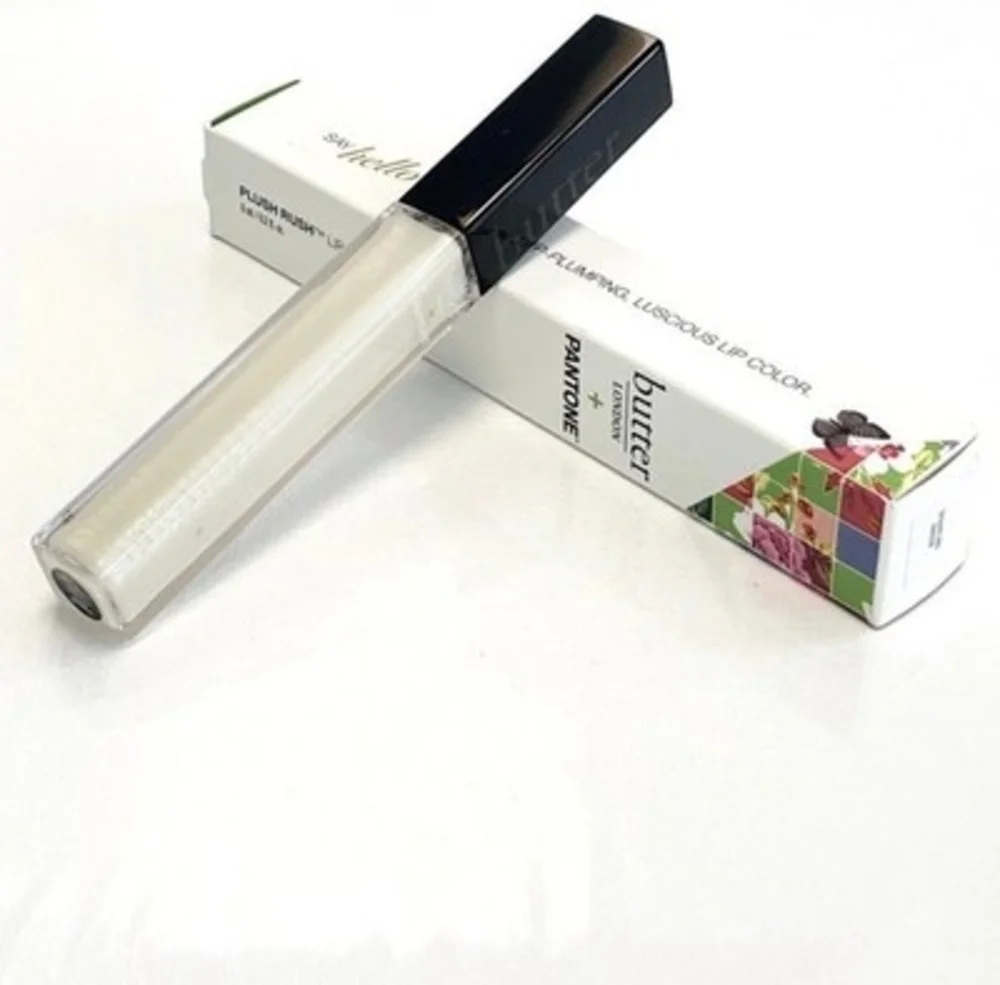 butter LONDON + Pantone Plush Rush Lip Gloss Sparkling Green NIB